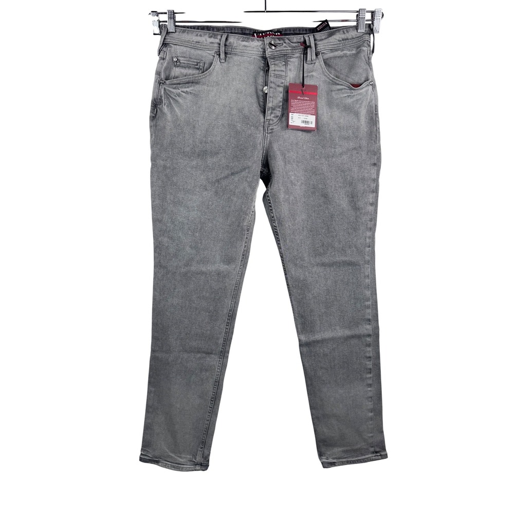 Vayder Tapered Fit Jeans color‎ tucker Mens sz 36 Grey preppy dandy